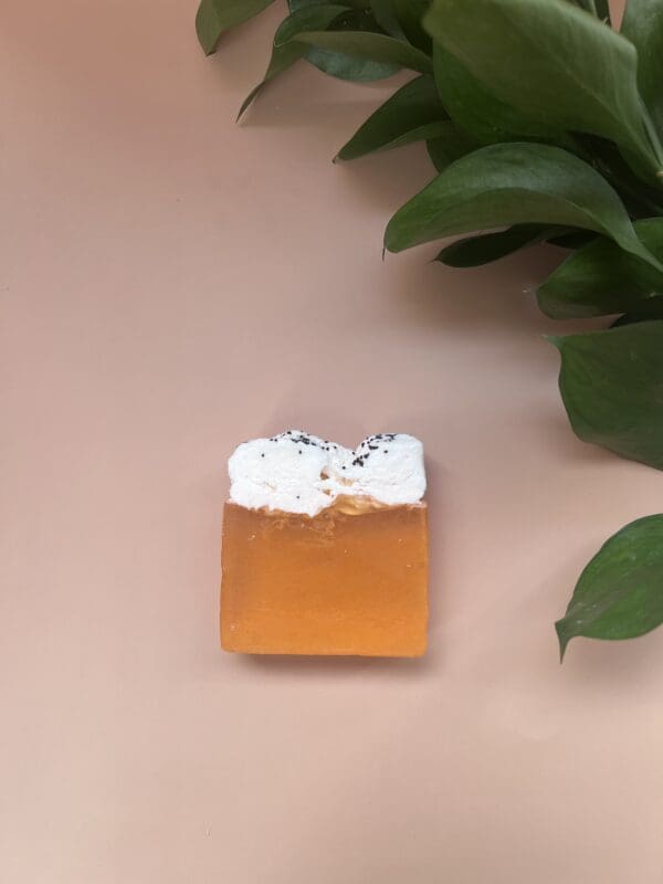 Tranche de savon solide & crémeuse  | Fruit de la passion