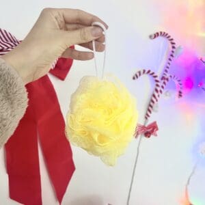Fleur de douche Noël | Jaune