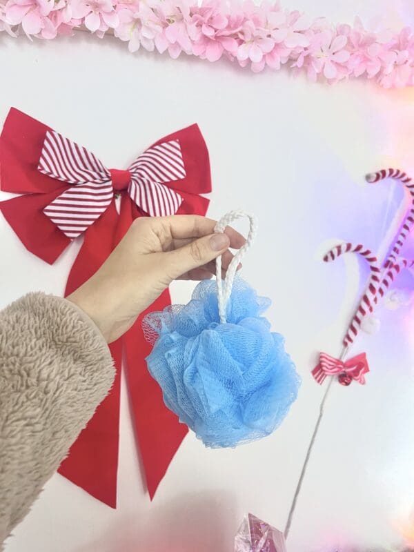 Fleur de douche Noël | Bleue